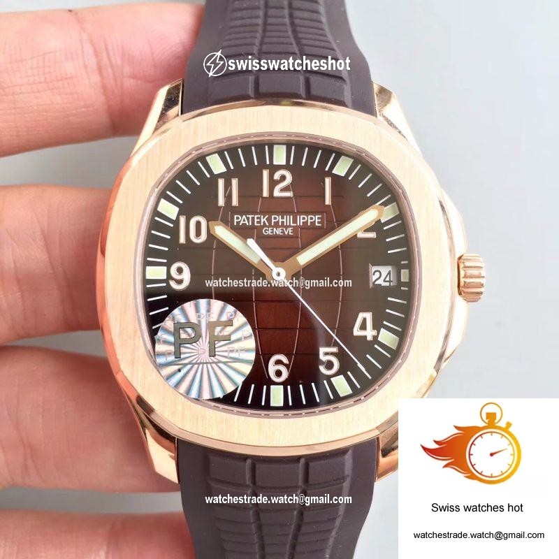 Patek Philippe Aquanaut Jumbo 5167R-001 PF Factory Chocolate Dial 1