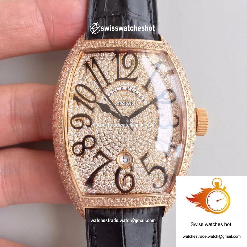 Franck Muller 8880 SC DT Rose Gold Diamonds Dial 1