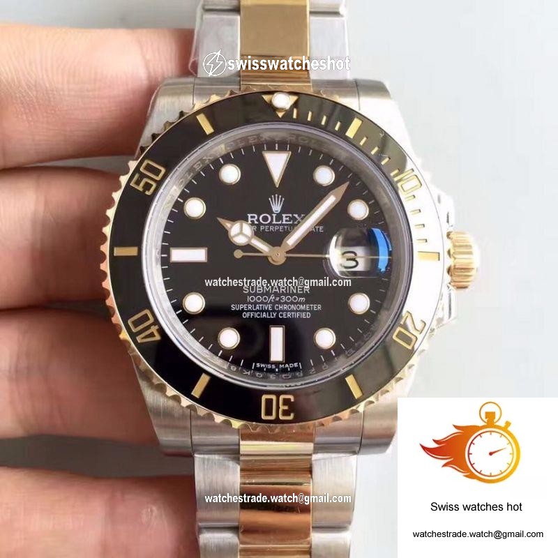 Rolex Submariner Date 116613LN Noob Factory V8 Black Dial 1