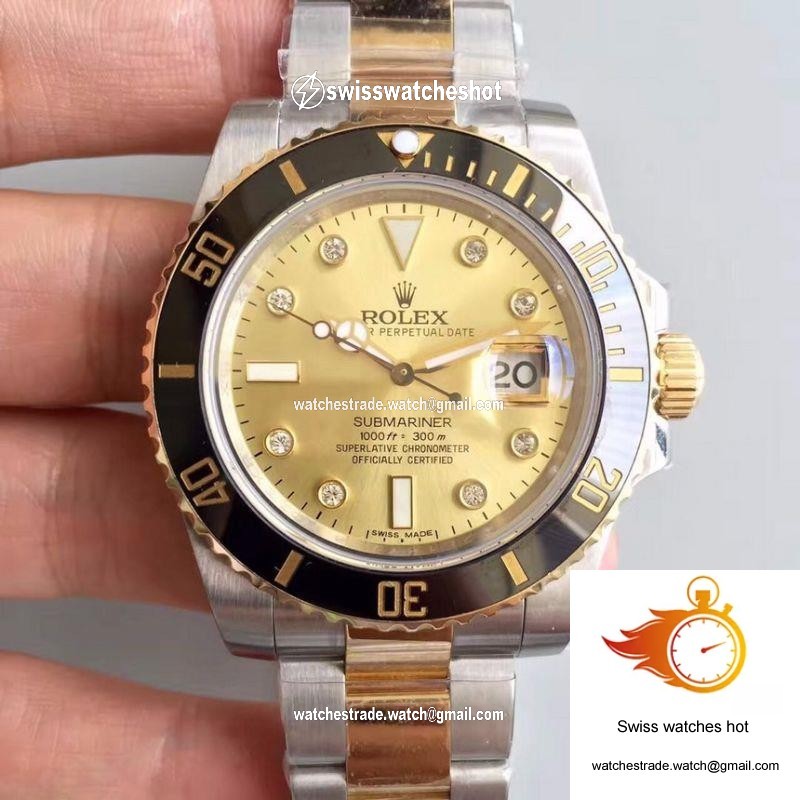 Rolex Submariner Date 116613LN 2018 Noob Factory V8 Champagne Dial 1