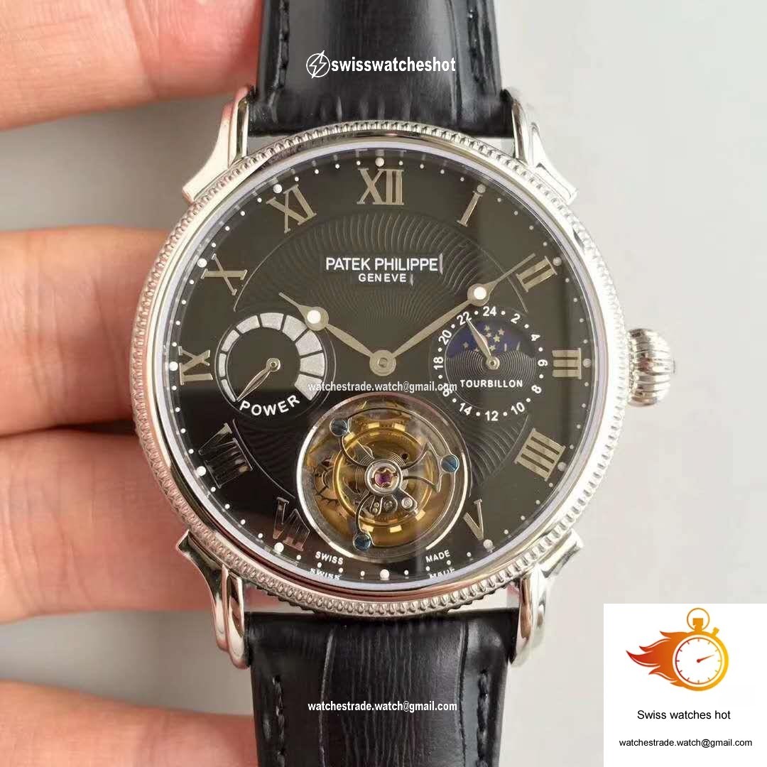 Patek Philippe Tourbillon Moonphase Black Dial 1