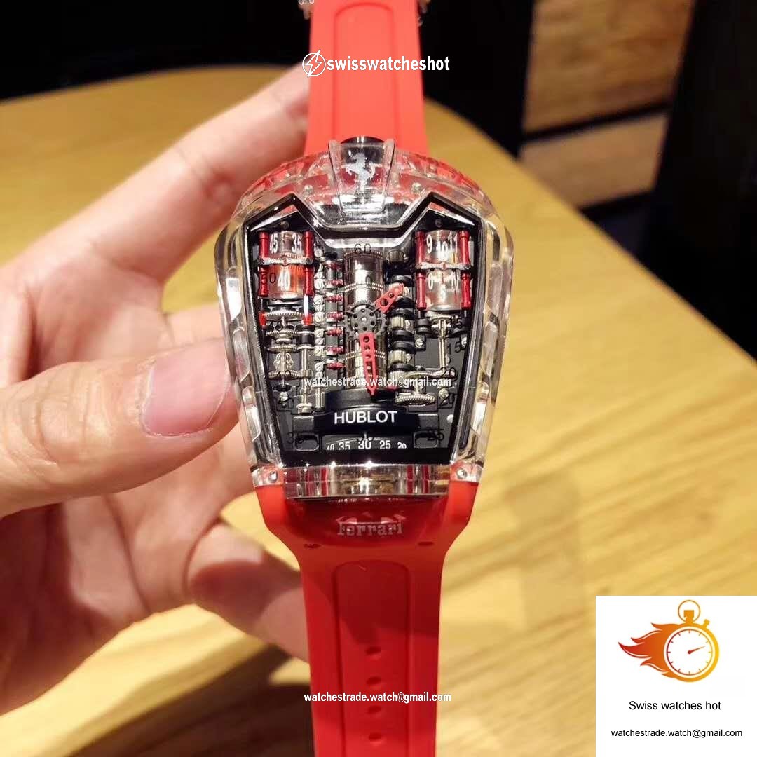 Hublot LaFerrari MP-05 Red Rubber Strap Black Dial 1