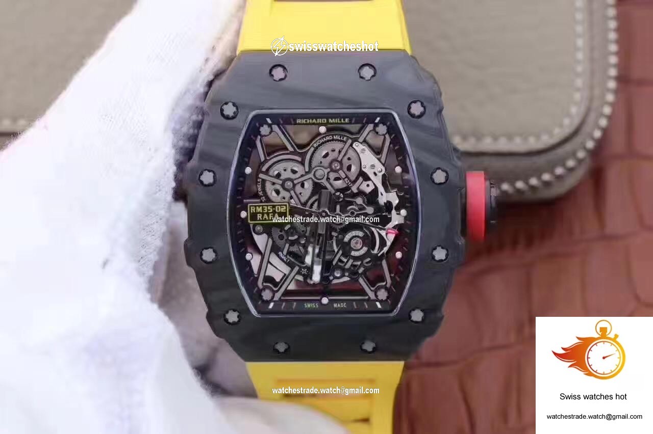Richard Mille RM35-02 Rafael Nadal KV Factory Black Skeleton Dial 1