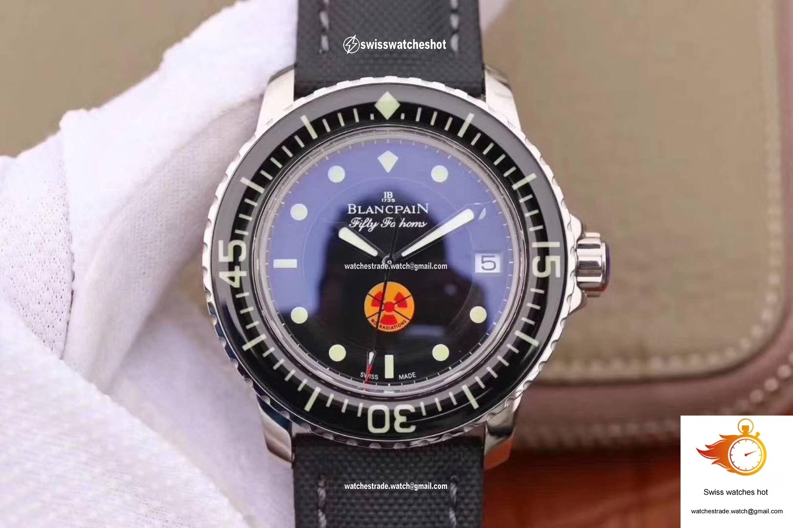 Blancpain Fifty Fathoms Tribute Limited Edition 5015B-1130-52 ZF Factory Black Dial 1