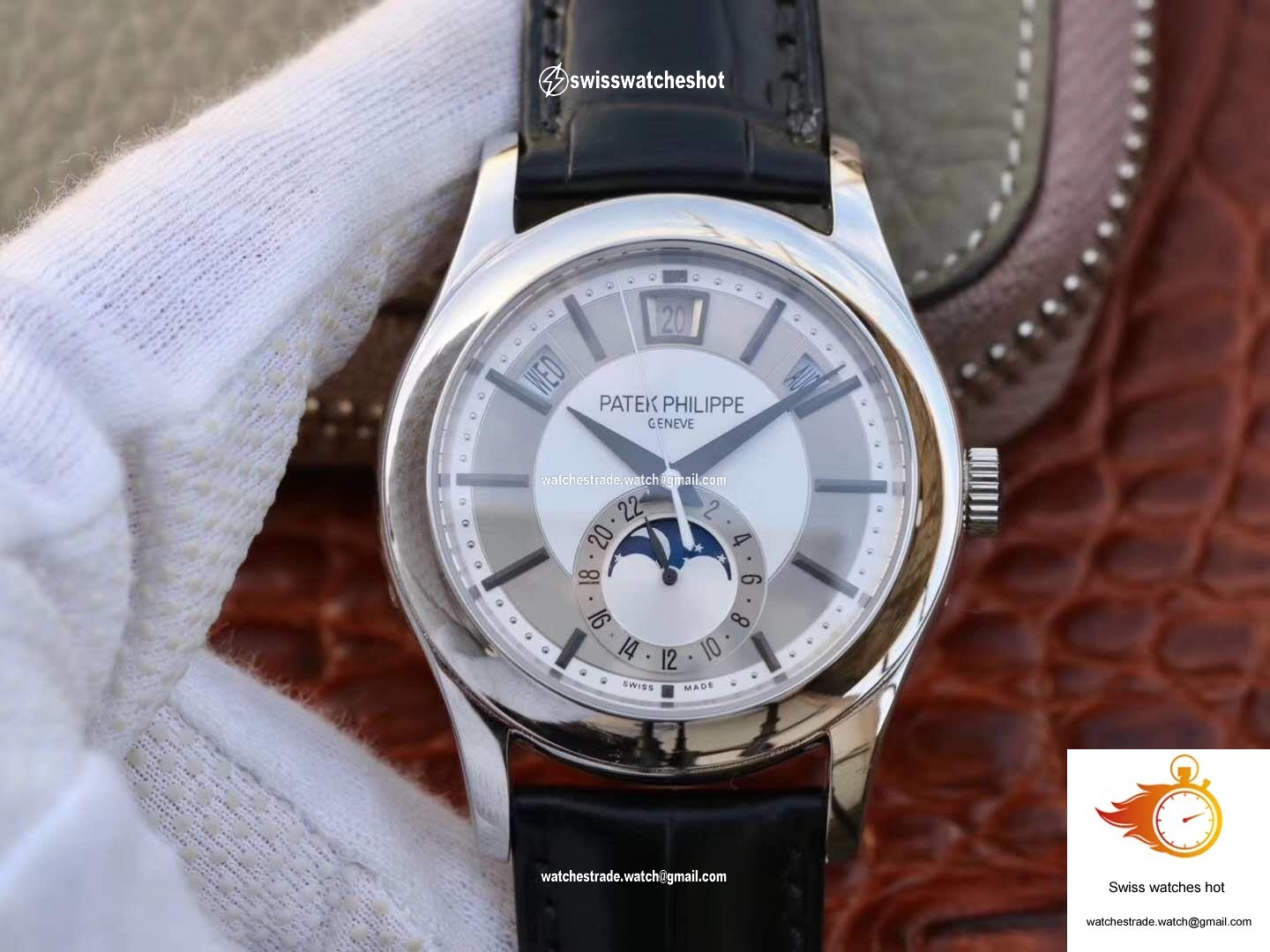 Patek Philippe Annual Calendar 5205G-001 Rhodium Dial 1