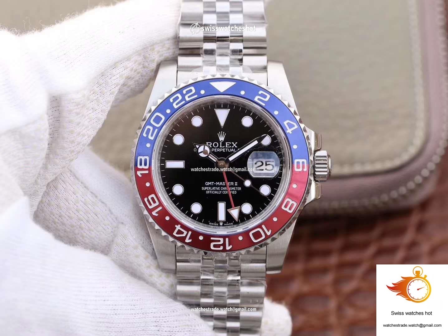 Rolex GMT Master II 126710BLRO GM Factory Black Dial 1