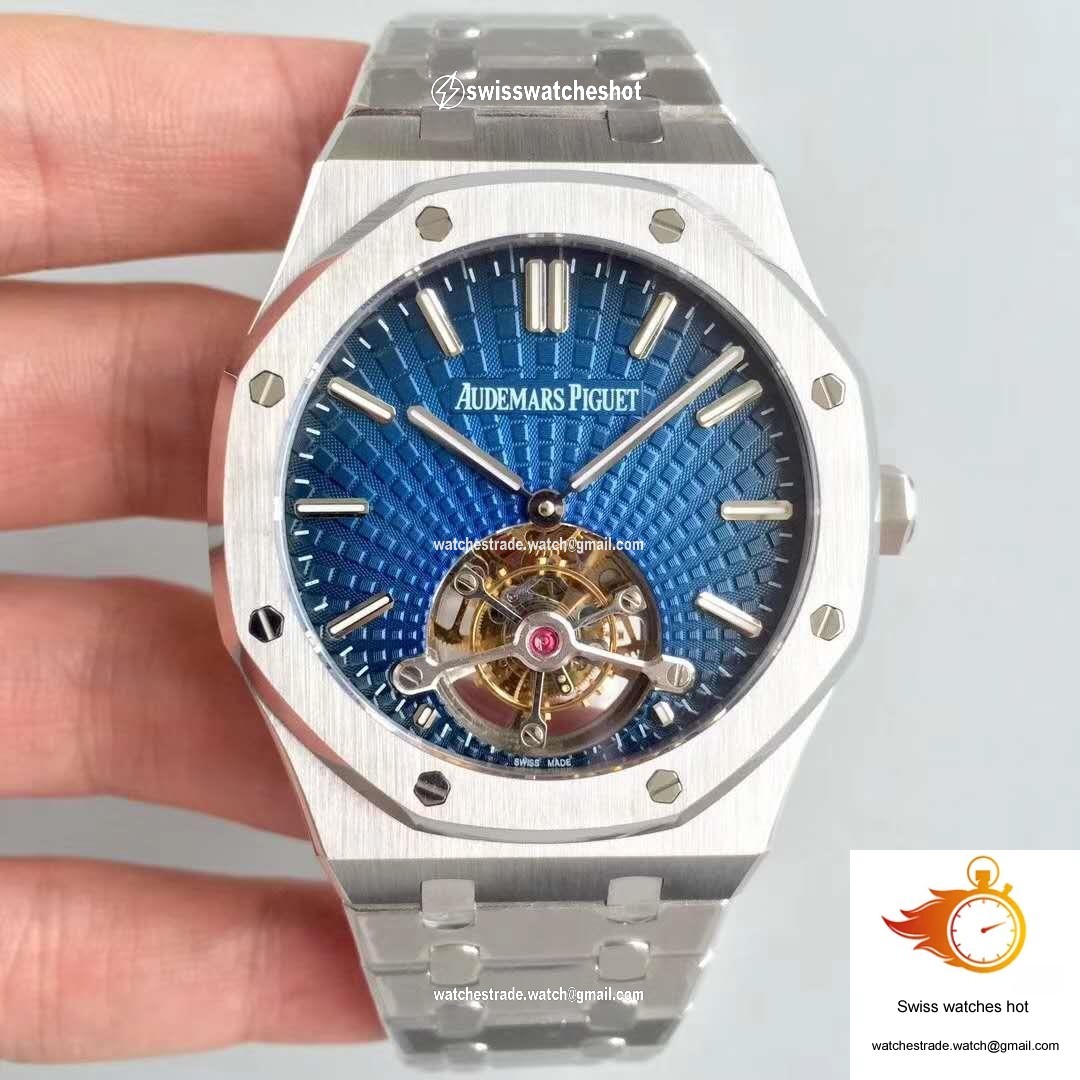 Audemars Piguet Royal Oak 26522 Tourbillon Extra Thin Blue Dial R8 Factory 1