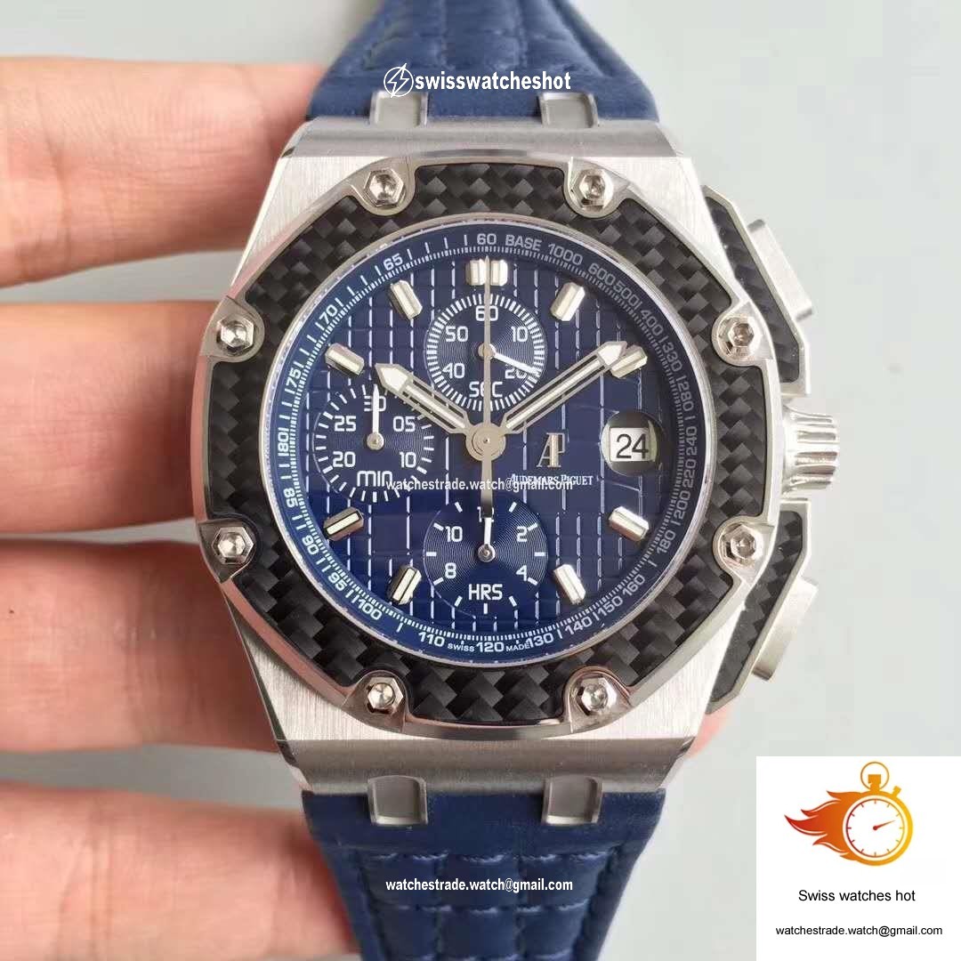 Audemars Piguet Royal Oak Offshore Juan Pablo Montoya 26030PO.OO.D001IN.01 JF Factory V2 Blue Dial 1