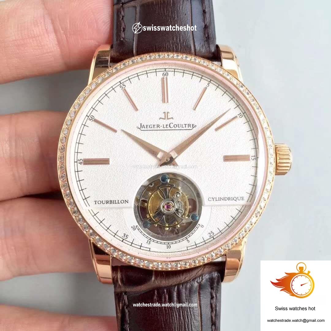 Jaeger-LeCoultre Master Ultra Thin Q1322410 Tourbillon Beige Dial 1