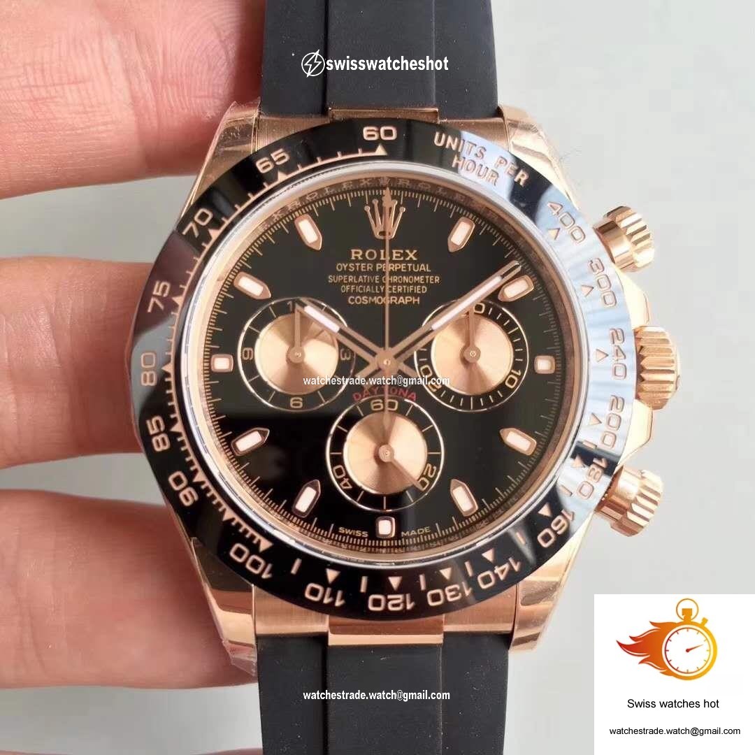 Rolex Daytona Cosmograph 116515LN Noob Factory Black Dial 1