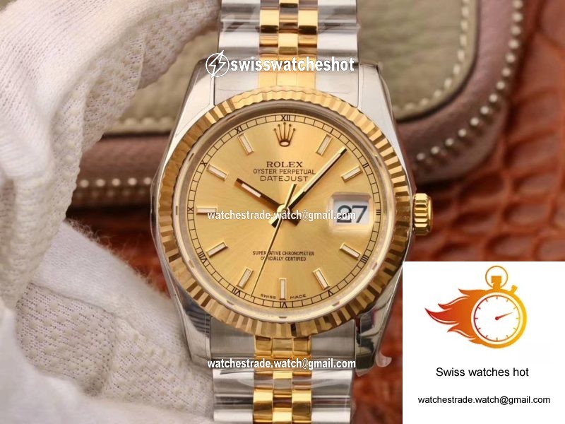 Rolex Datejust 36MM 116233 AR Factory V2 Champagne Dial 1
