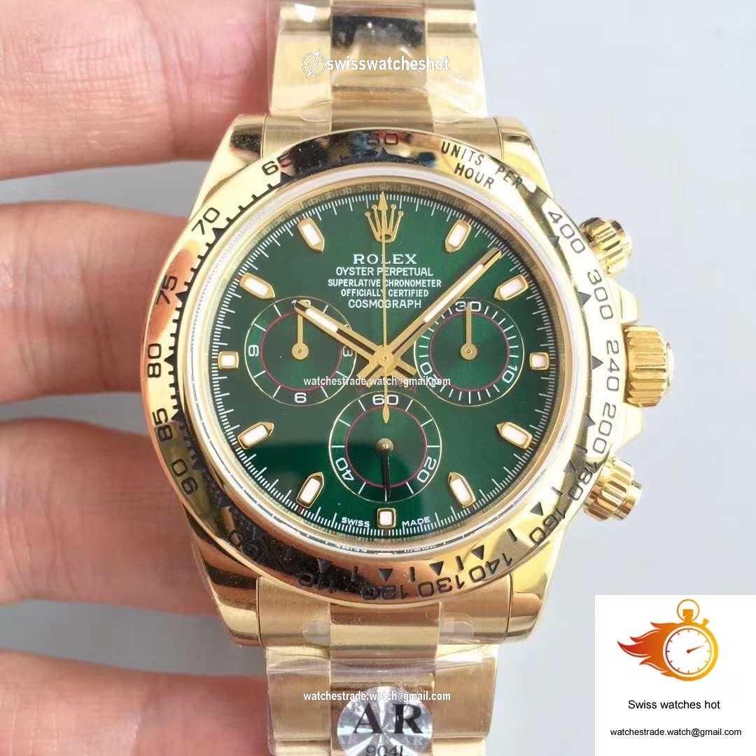 Rolex Daytona Cosmograph 116508 AR Factory Green Dial 1