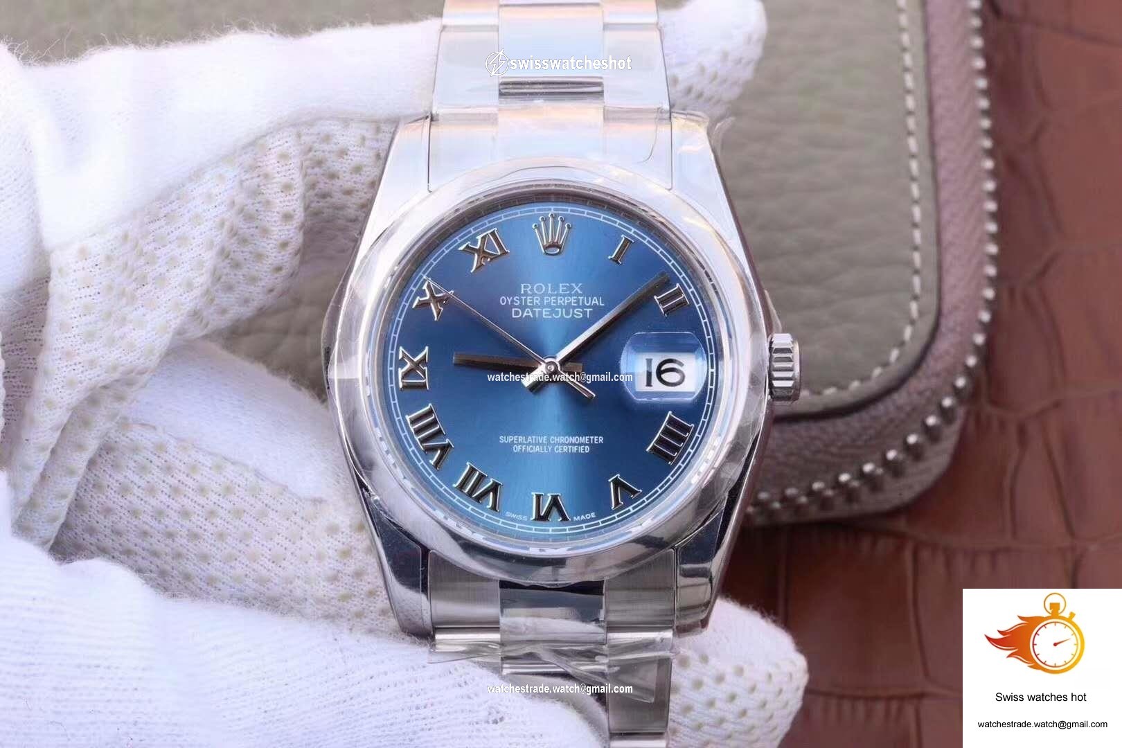 Rolex Datejust II 116334 36MM AR Factory Blue Dial 1