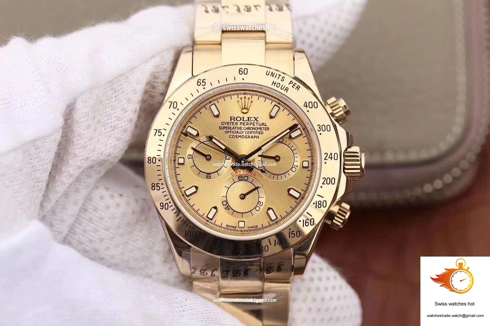 Rolex Daytona Cosmograph 116503 JH Factory Gold Dial 1