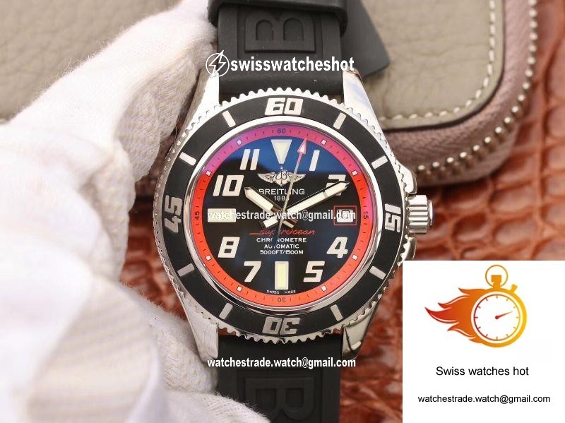 Breitling Superocean 42 Abyss Red A1736402/BA31BKRD ZF Factory Black Dial 1