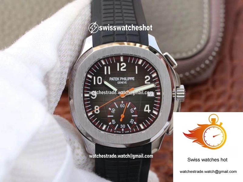 Patek Philippe Aquanaut Chronograph 5968A-001 Black Dial 1