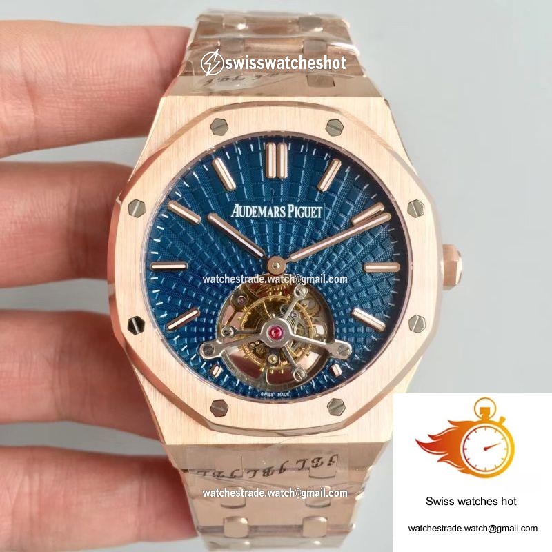 Audemars Piguet Royal Oak Tourbillon Extra Thin 26522 R8 Factory Blue Dial 1