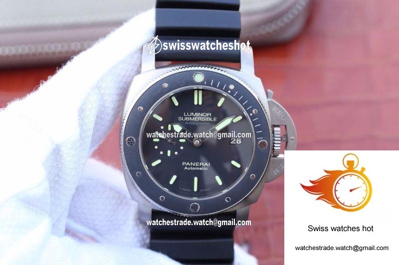 Panerai Luminor Submersible 1950 Amagnetic 3 Days PAM389 VS Factory V2 Black Dial 1