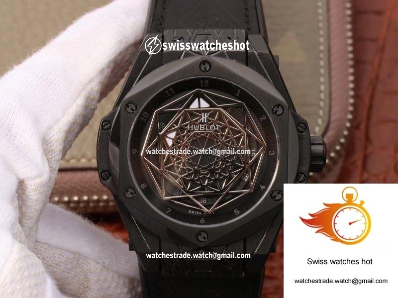 Hublot Big Bang Sang Bleu Magic 415.CX.1112.VR.MXM18 TMF Factory Black Dial 1