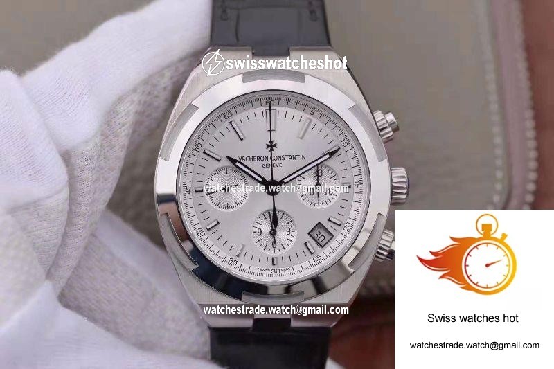 Vacheron Constantin Overseas Chronograph 5500V/110A-B075 8F Factory Silver Dial 1