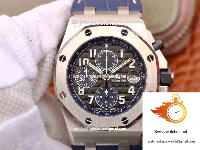 Audemars Piguet Royal Oak Offshore Chronograph 2018 SIHH 26470 JF Factory V2 Black Textured Dial 1
