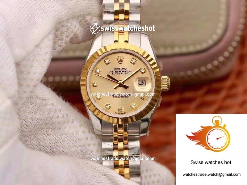 Rolex Lady Datejust 28mm 18K Gold Dial 1