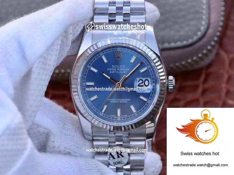 Rolex Datejust M126334-0002 36mm AR Factory Blue Dial 1