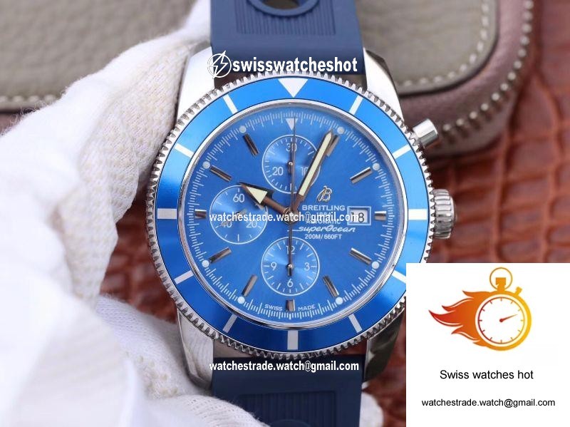 Breitling Superocean Heritage II Chronograph A1331216 OM Factory Blue Dial 1