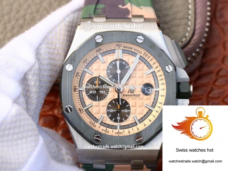Audemars Piguet Royal Oak Offshore 44MM 26400SO.OO.A054CA.01 JF Factory Beige Dial 1