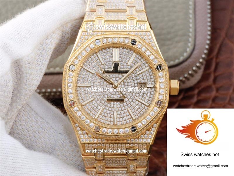 Audemars Piguet Royal Oak 15400.OR01 Diamonds Dial 1