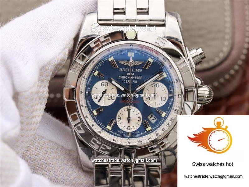 Breitling Chronomat 44MM AB011012/C788/435X/A20BA.1 GF Factory Blue Dial 1