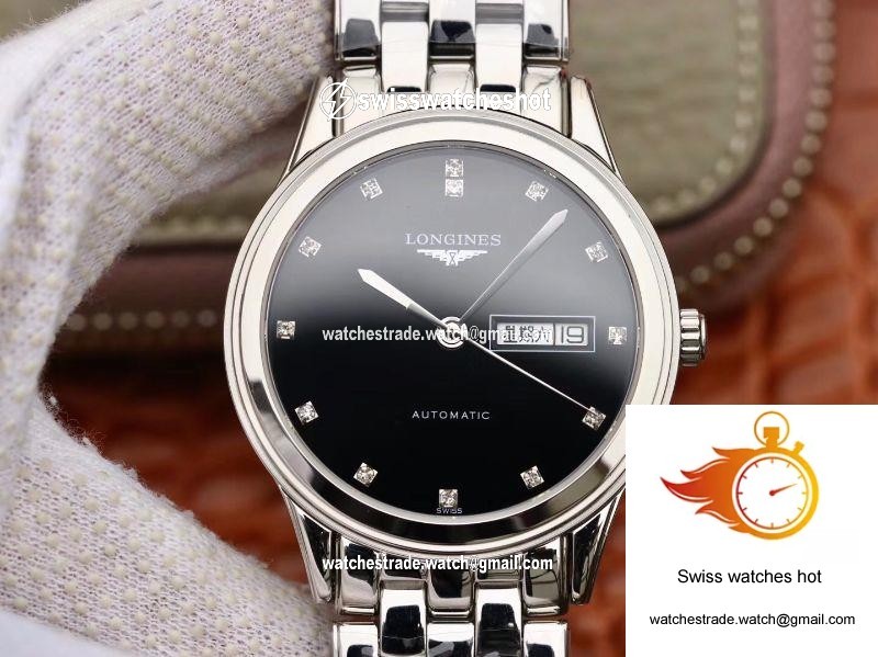 Longines Flagship Double Calendar L4.899.4.12.6 GK Factory Black Dial 1