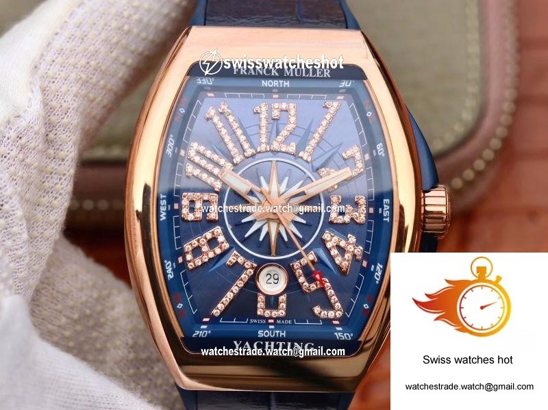 Franck Muller Vanguard V45 25th Anniversary Blue Dial 1