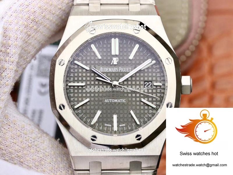 Audemars Piguet Royal Oak 15400ST.OO.1220ST.04 JF Factory Black Dial 1