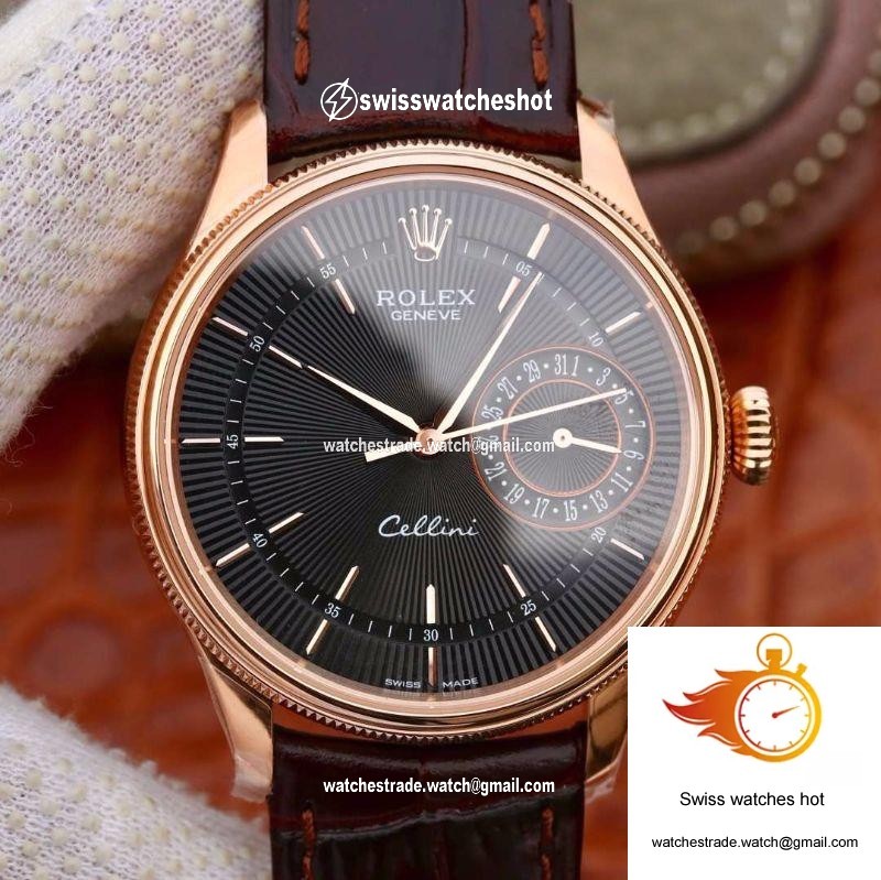 Rolex Celini Date 50515 MKS Factory 18K Rose Gold Case 1