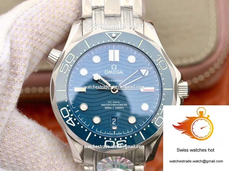 Omega Seamaster Diver 300m 210.30.42.20.03.001 VS Factory Blue Dial 1