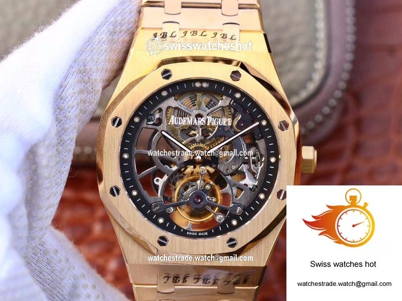 Audemars Piguet Royal Oak Offshore Diver Tourbillon 15407OR.OO.1220ST.01 JF Factory Skeleton Dial 1