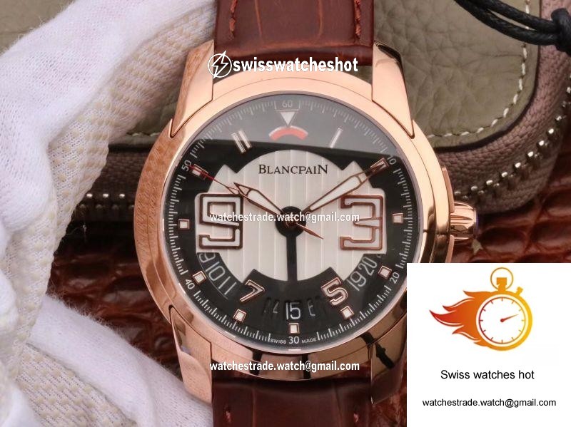 Blancpain L-EVOLUTION 8805-1134-53B Rose Gold Case Black Dial 1