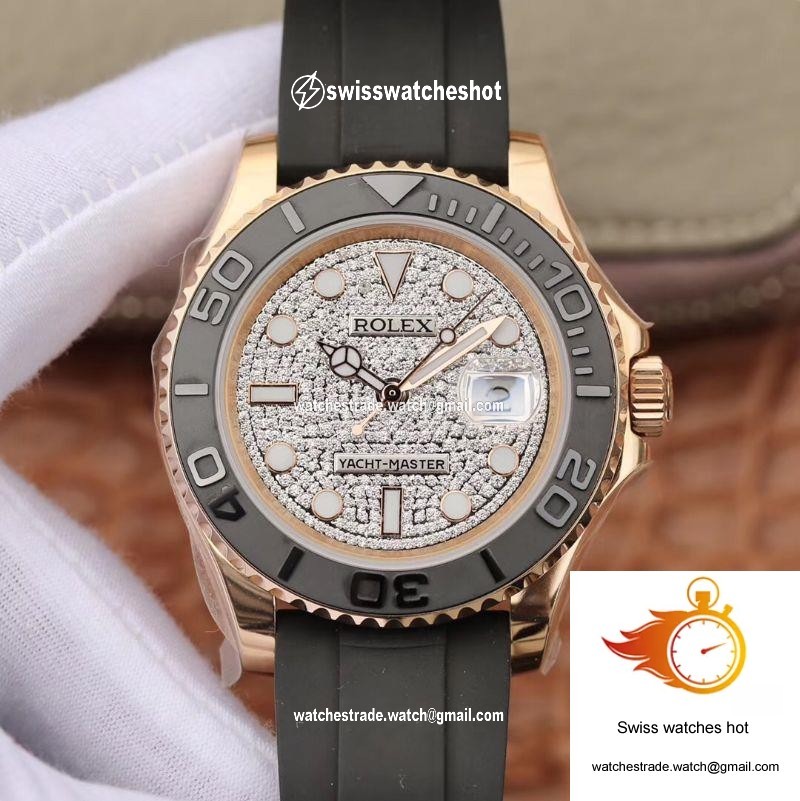 Rolex Yacht Master 116655 40mm Diamond Dial 1