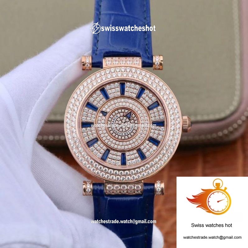Franck Muller Double Mystery D 3R CD 42 Rose Gold Diamond Dial 1