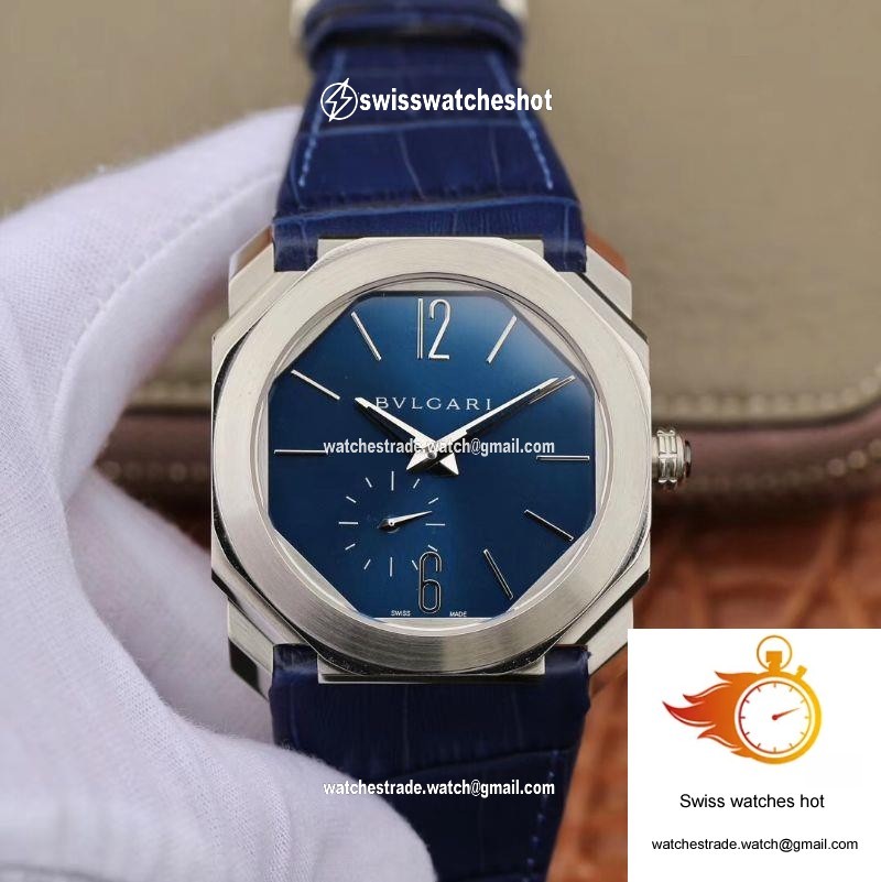 Bvlgari Octo Finissimo Extra Thin Automatic 103035 Blue Dial 1