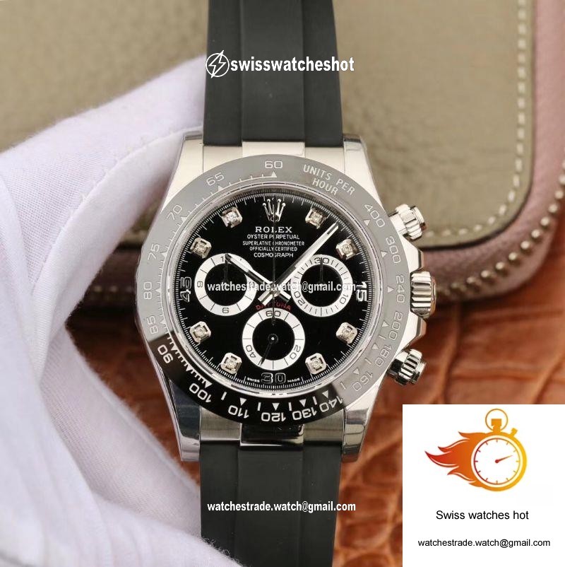 Rolex Daytona Cosmograph 116519 Noob Factory Black Dial 1