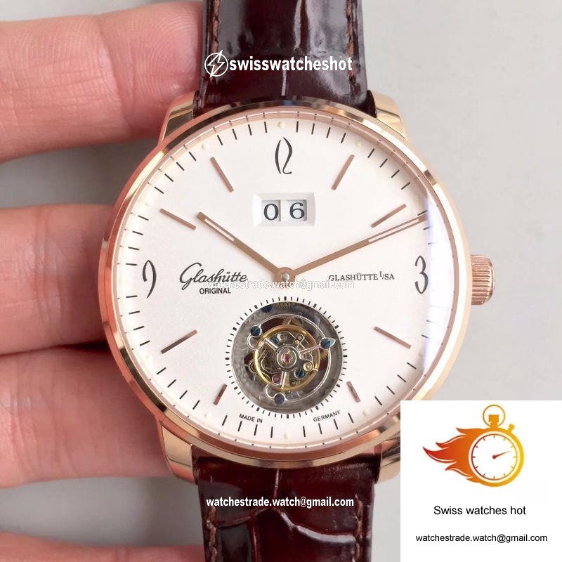 Glashutte Original Senator Excellence Tourbillon White Dial 1