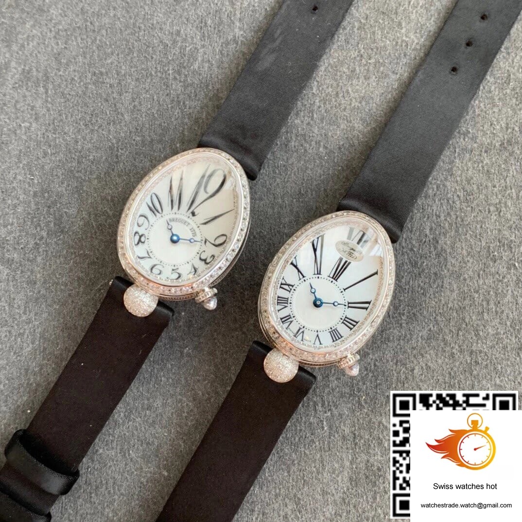 Breguet Reine De Naples 8928BB/5W/944/DD0D3L ZF Factory Diamond-set Bezel 10