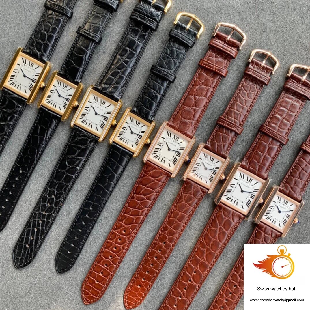 Cartier Tank K11 Factory V2 Yellow Gold White Dial 10