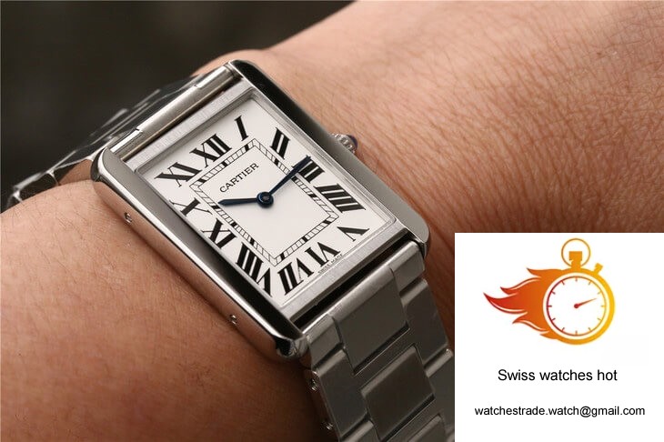 Cartier Tank W5200013 K11 Factory White Dial 10