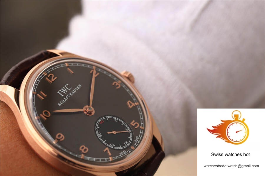 IWC Portuguese IW545406 ZF Factory Brown Dial 10