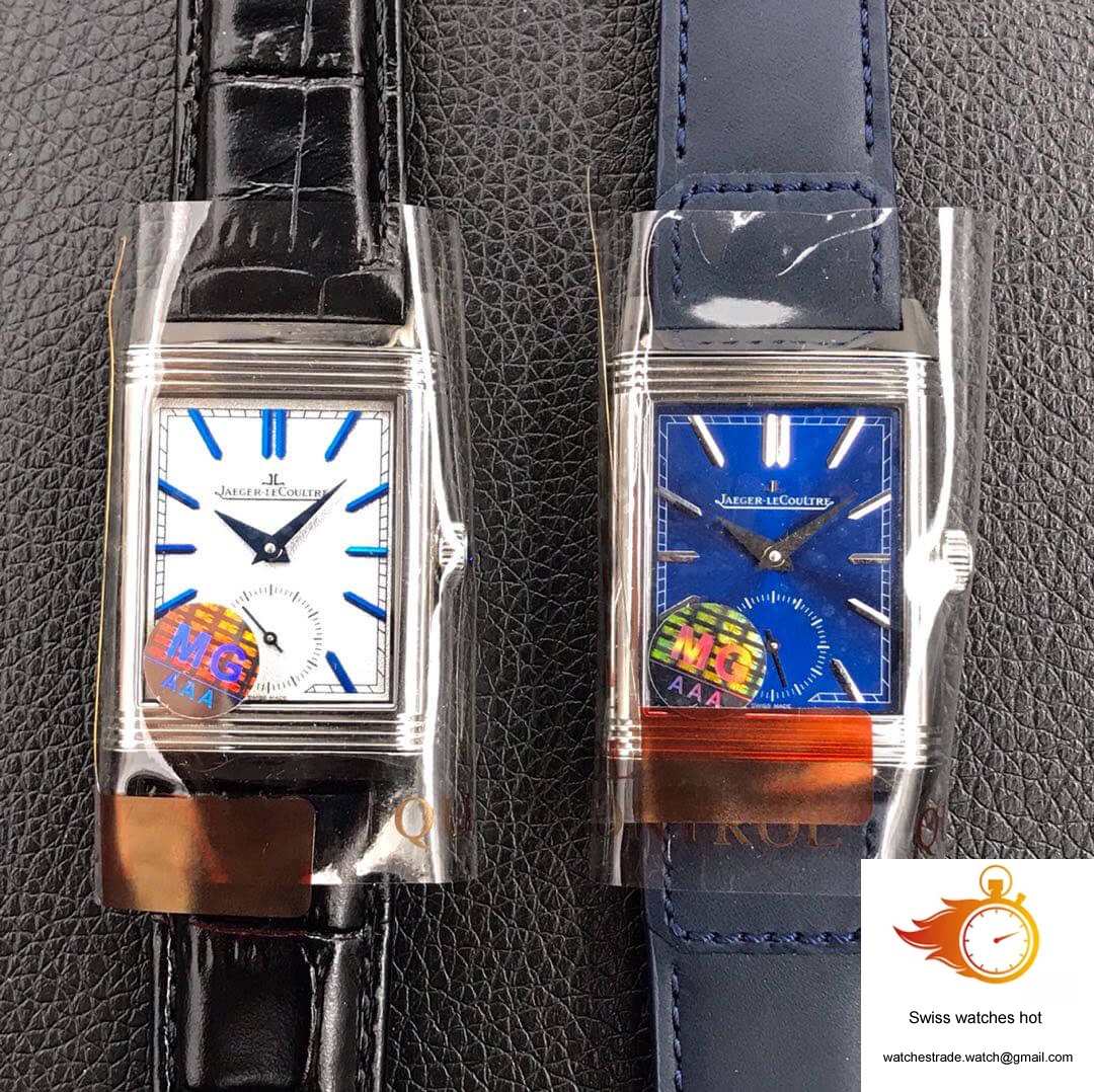Jaeger LeCoultre Reverso Tribute Double-sided Double Time Zone Flip MG Factory White Dial 10