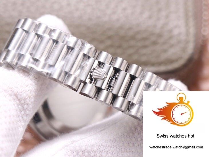 Rolex Day-Date M228349RBR-0007 EW Factory Silver Dial 10