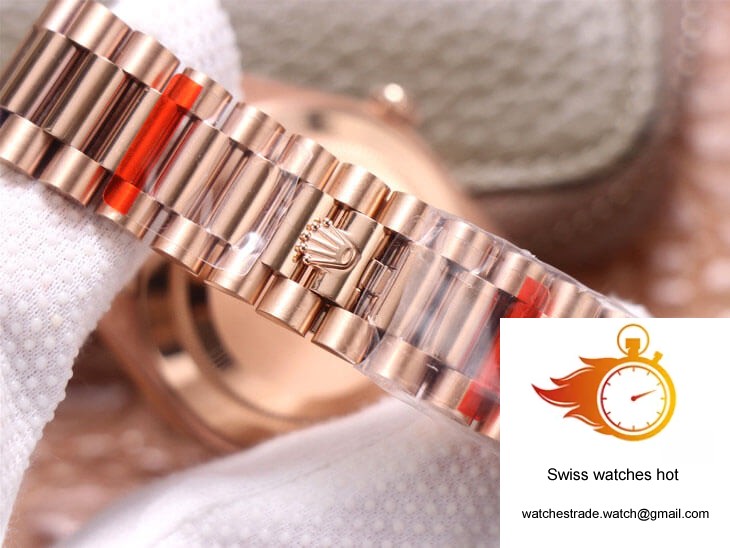 Rolex Day-Date M228345RBR-0007 EW Factory Diamond Sundust Dial 10
